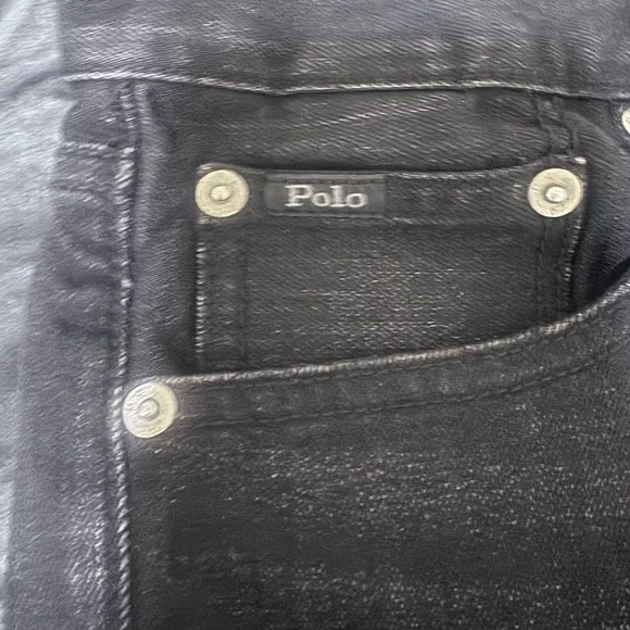 Polo Ralph Lauren Black Straight Leg Jeans - Picture 7 of 9